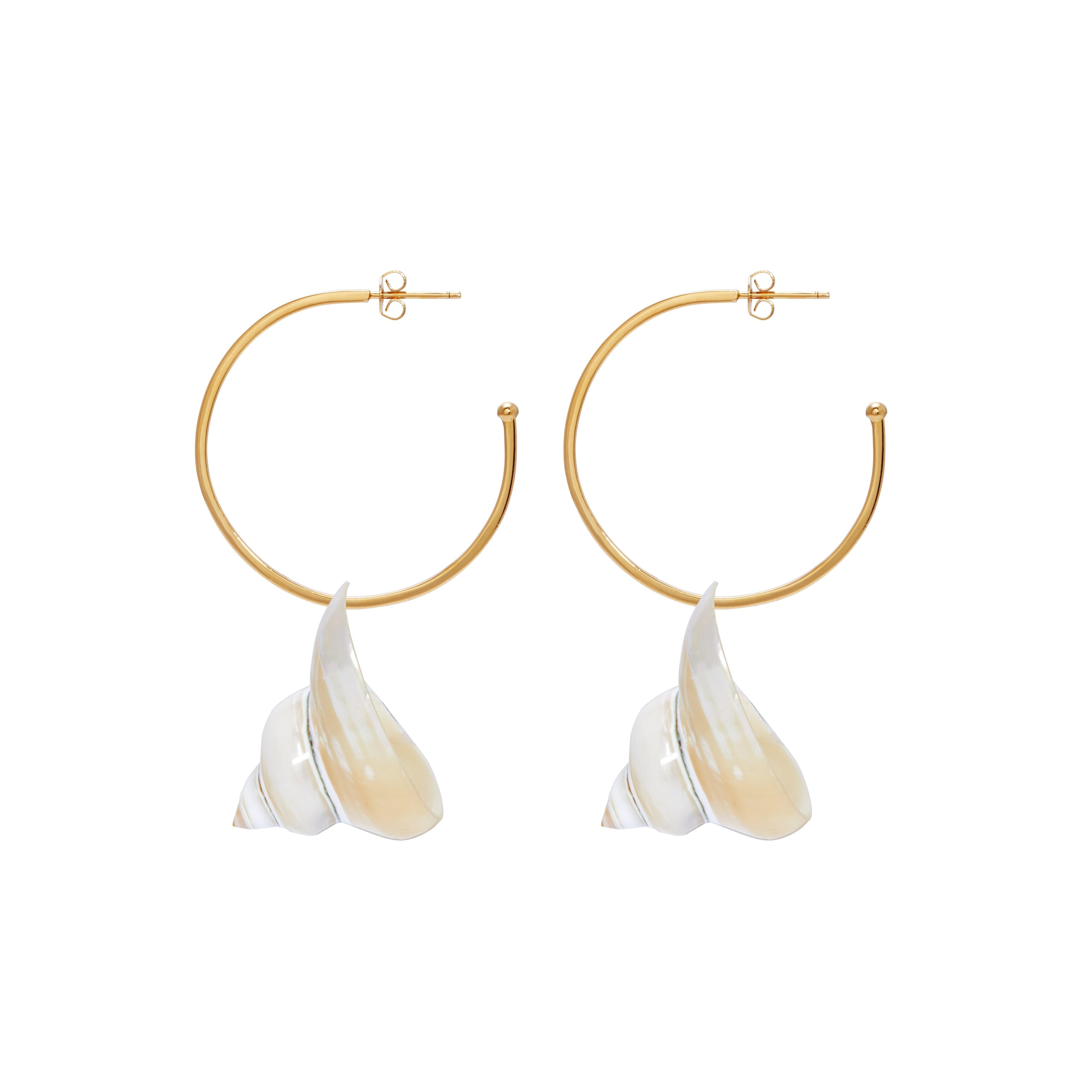 SHELL FLOAT EARRINGS